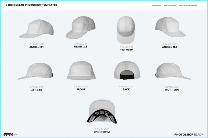 Permalink to Luxury 5 Panel Hat Template