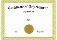Blank Certificate Templates Free Download Beautiful Achievement Certificate Template Unique Certificate Quality Pdf